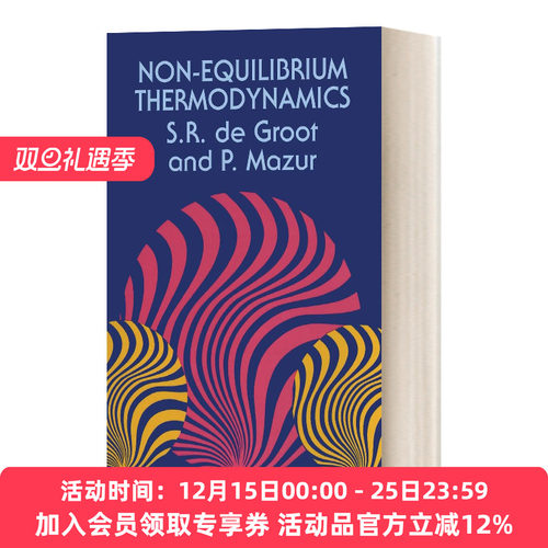 非平衡态热力学 英文原版 Non-Equilibrium Thermodynamics 英文版 进口英语原版书籍