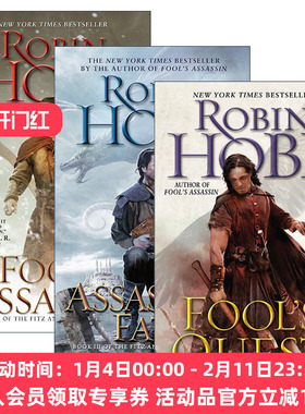 英文原版 Fitz and the Fool trilogy蜚滋与弄臣三部曲简装系列 套装3册 奇幻小说 英文版 进口英语原版书籍