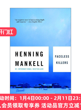 无面杀手  英文原版 Faceless Killers Kurt Wallander Mysteries 01 神探维兰德系列1 同名美剧原著 金匕首奖得主Henning Mankell
