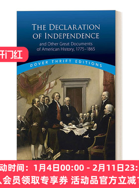 英文原版 The Declaration of Independence and Other Great Documents of American History 1775-1865 独立宣言和美国历史文献