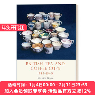 英文原版 British Tea and Coffee Cups 英国茶杯和咖啡杯 英文版 进口英语原版书籍
