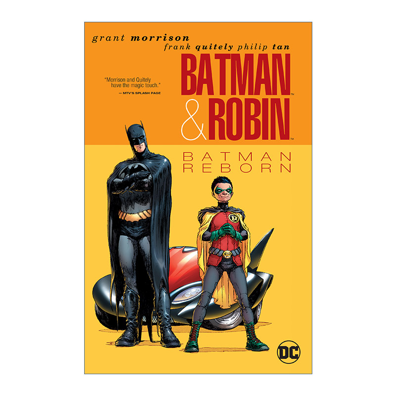 英文原版 Batman & Robin Vol 1 Batman Reborn 蝙蝠侠与罗宾 卷一 蝙蝠侠重生 2023新版 DC漫画 Grant Morrison 进口英语原版书籍 书籍/杂志/报纸 漫画类原版书 原图主图