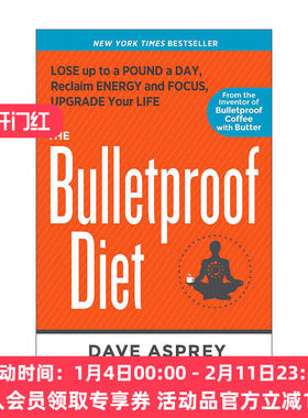 英文原版 The Bulletproof Diet 防弹饮食 硅谷生物骇客抗体内发炎的震撼报告 Dave Asprey英文版 进口英语原版书籍