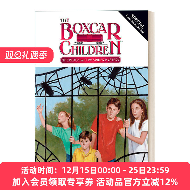 英文原版 The Boxcar Children Specials#21 The Black Widow Spider Mystery 棚车少年特辑#21黑寡妇蜘蛛之谜 英文版 进口英语书