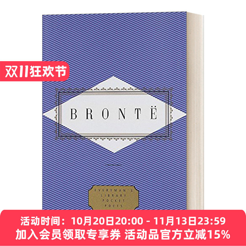英文原版 Emily Bronte Poems 艾米莉·勃朗特 诗歌 人人图书馆口袋诗人系列 精装 英文版 进口英语原版书籍