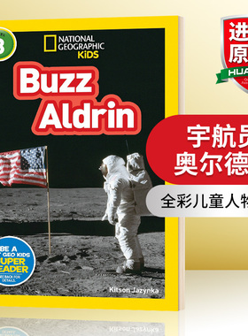华研原版 美国国家地理分级读物 航天员奥尔德林 英文原版 National Geographic Readers level 3 Buzz Aldrin 英文版 进口英语书