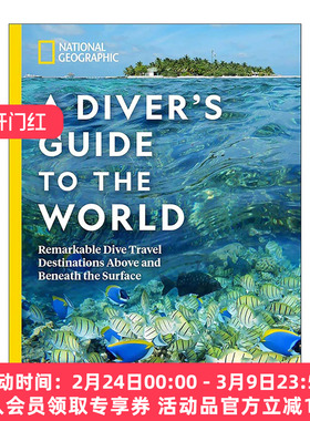 英文原版 National Geographic A Diver's Guide to the World 美国国家地理 全球潜水旅行指南 Carrie Miller 进口英语原版书籍