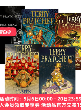 碟形世界系列36-40 五册套装 英文原版 Discworld Novel 畅销科幻小说 Terry Pratchett 看不见的运动服 英文版 进口英语原版书籍