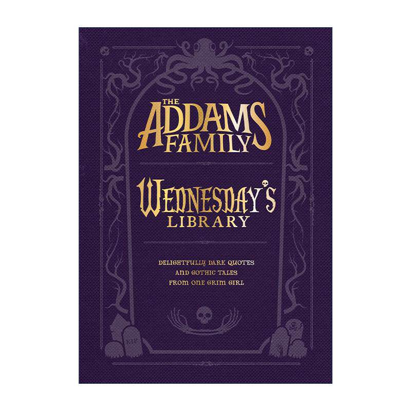 英文原版 The Addams Family Wednesday' s Library 亚当斯一家 周三图书馆 精装儿童小说 英文版 进口英语原版书籍
