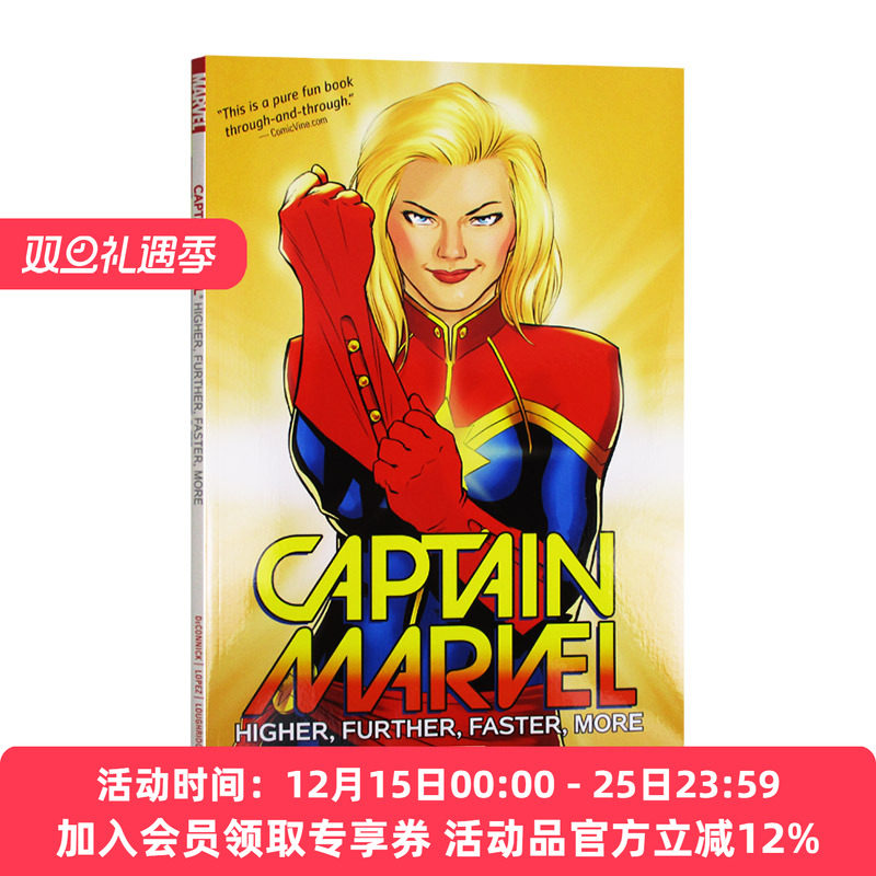 漫威漫画 惊奇队长1 英文原版 Captain Marvel Volume 1 英文版 进口原版英语书籍 Marvel Comics