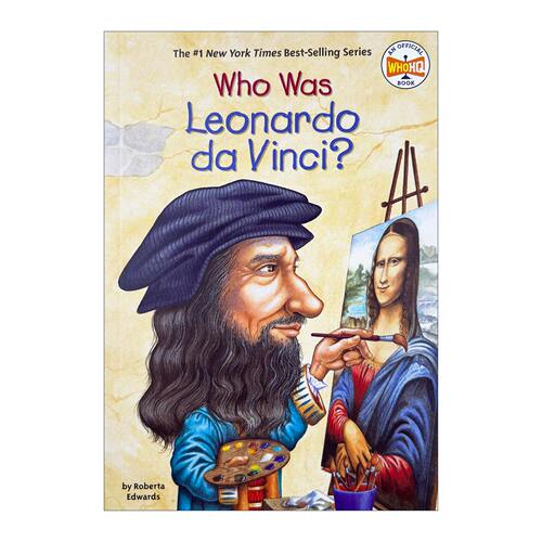 英文原版 Who Was Leonardo da Vinci? 谁是列奥纳多 达芬奇？ 英文版 进口英语原版书籍