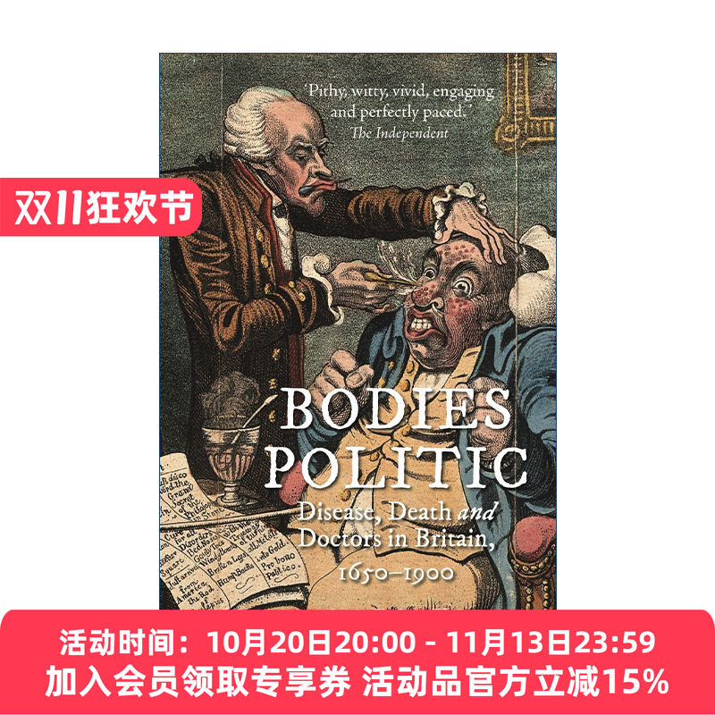 英文原版 Bodies Politic 病人、医生、江湖郎中 近代英国的医疗与社会 罗伊·波特 英文版 进口英语原版书籍