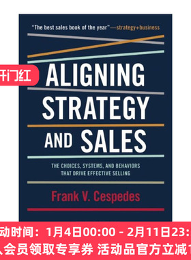 销售转型 英文原版 Aligning Strategy and Sales 让战略直达销售 哈佛商业评论 Frank V Cespedes 精装 英文版 进口英语原版书籍