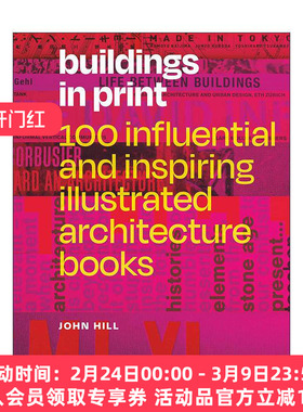 英文原版 Buildings in Print 建筑书之书 100本有影响力的建筑设计书籍精装 英文版 进口英语原版书籍