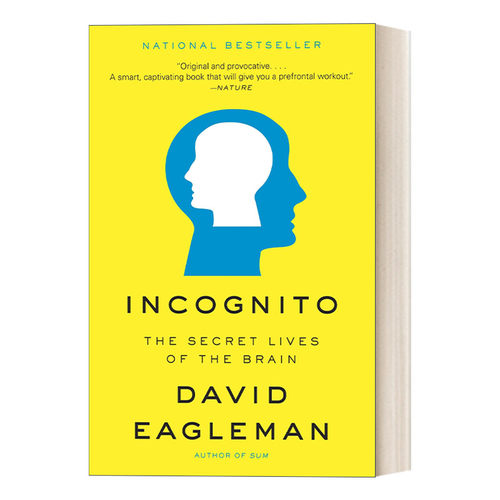 隐藏的自我 英文原版 Incognito 大脑的秘密生活 David Eagleman 英文版 进口英语原版书籍