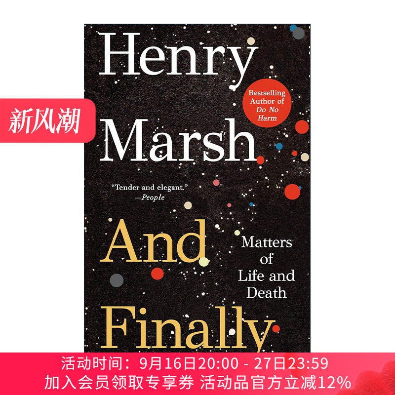 英文原版 And Finally 医生的抉择作者Henry Marsh新作 英文版 进口英语原版书籍