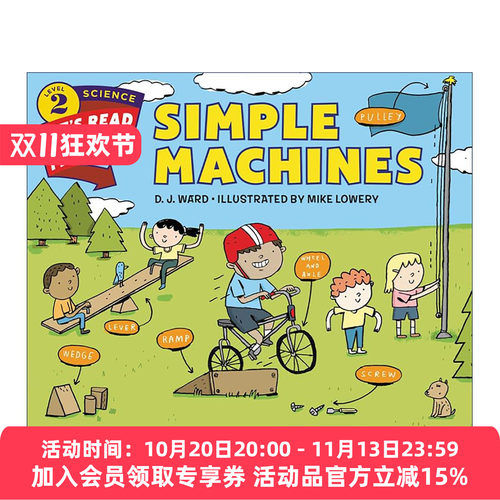 英文原版 Let's Read and Find Out 2 Simple Machines 自然科学启蒙阅读与发现2级 简单的机器 英文版 进口英语原版书籍