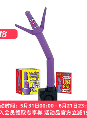英文原版 Wacky Waving Inflatable Tube Gal 扭扭怪 紫色版 英文版 进口英语原版书籍