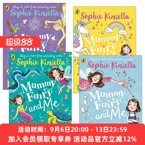 英文原版 Mummy Fairy and Me 仙女奇遇记系列1-4册 美人鱼魔法 等待中的仙女 儿童英语奇幻故事阅读 英文版 进口英语原版书籍