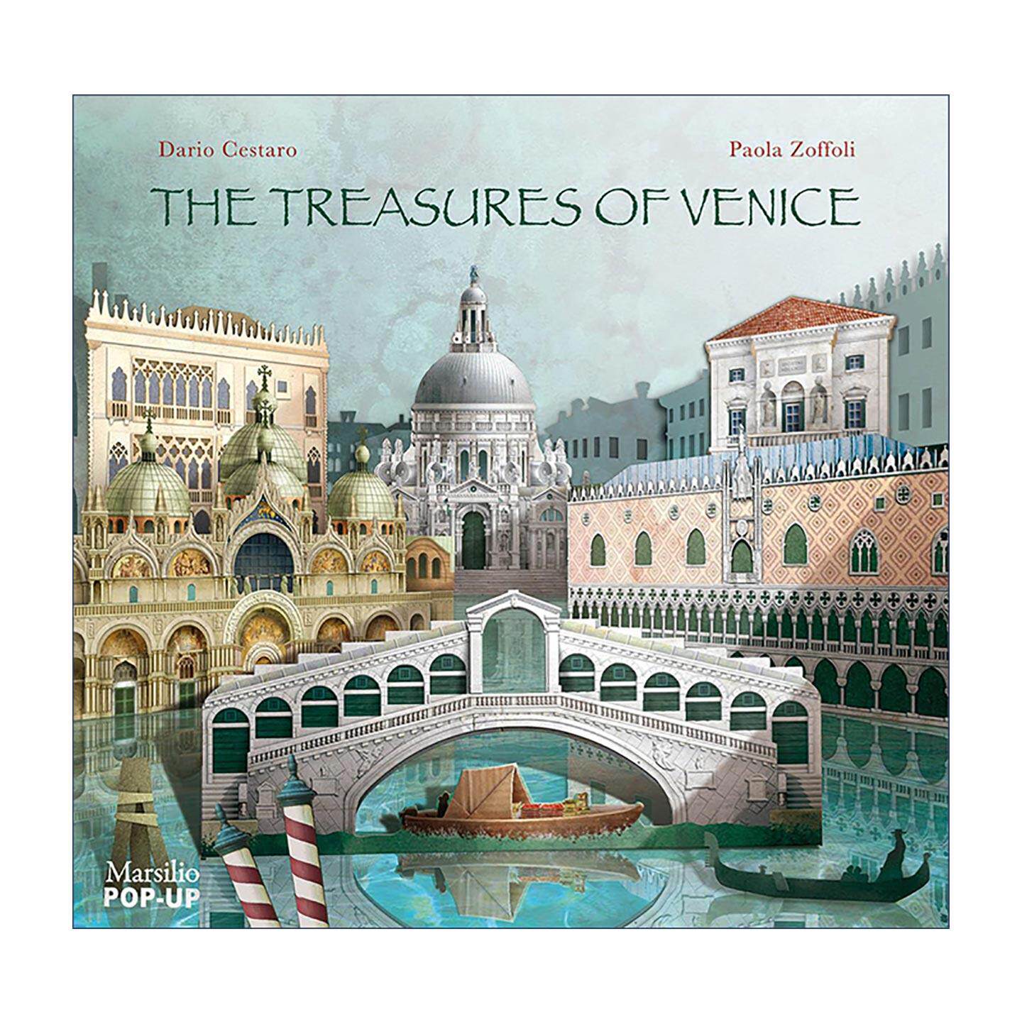 英文原版 The Treasures of Venice Pop-Up 威尼斯的珍宝 立体书 欧洲旅游 儿童城市科普百科 精装 英文版 进口英语原版书籍