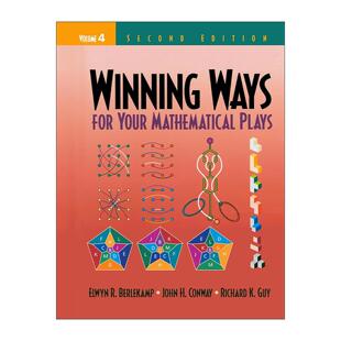 英文原版 Winning Ways for Your Mathematical Plays Volume 4 稳操胜券卷四 数学科学家埃尔温·伯利坎普 约翰·康威 博弈论