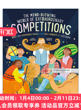 英文原版The Mind-Blowing World of Extraordinary Competitions令人惊叹的非凡竞赛世界 儿童科普百科读物精装 进口英语原版书籍