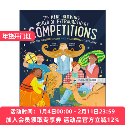 英文原版The Mind-Blowing World of Extraordinary Competitions令人惊叹的非凡竞赛世界 儿童科普百科读物精装 进口英语原版书籍