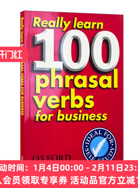 英文原版 Really Learn 100 Phrasal Verbs for business 100个商务英语短语动词 英文版 进口英语原版书籍