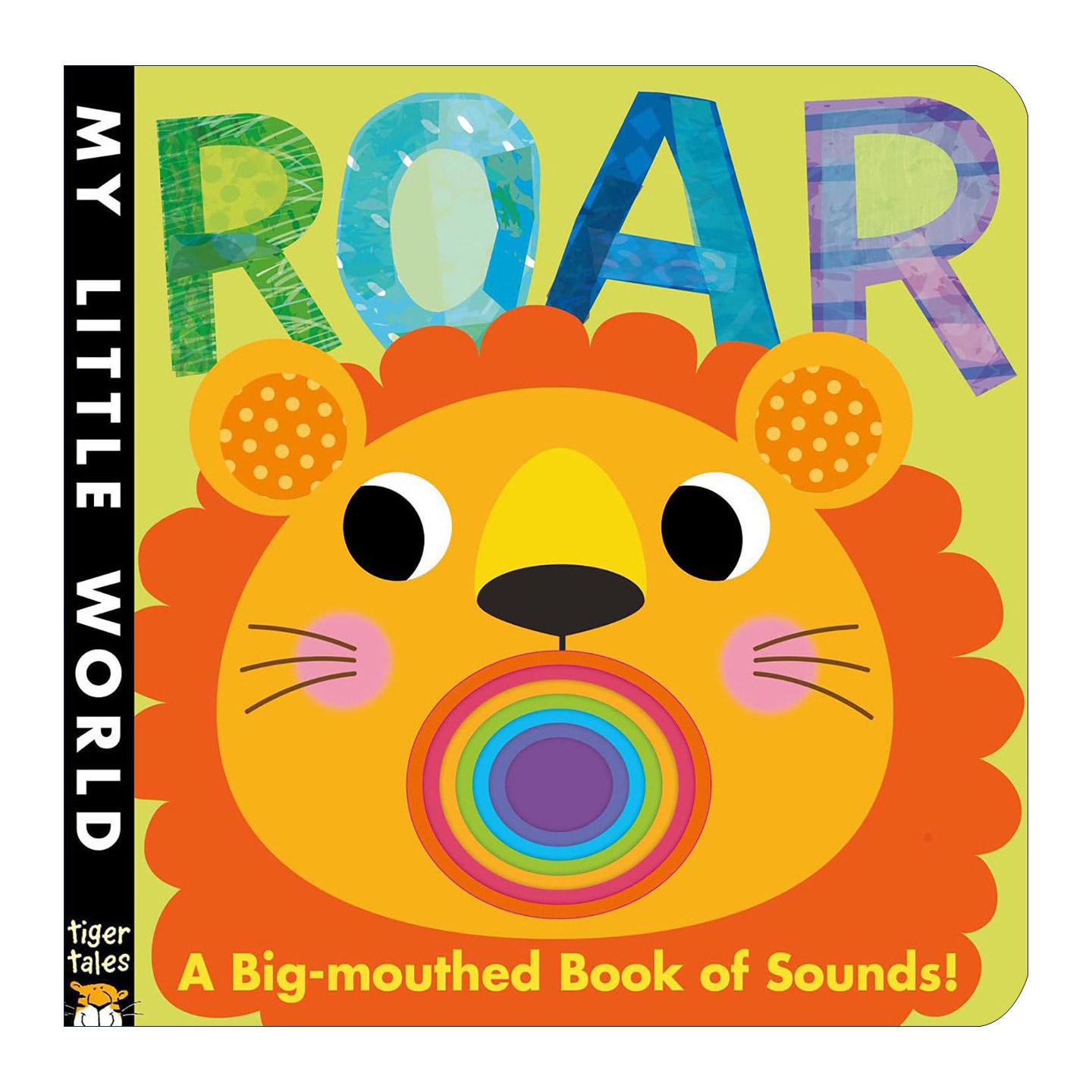 英文原版 Roar My Little World 我的小世界系列 咆哮 儿童动物声音启蒙认知绘本 纸板书 Fhiona Galloway英文版 进口英语原版书籍