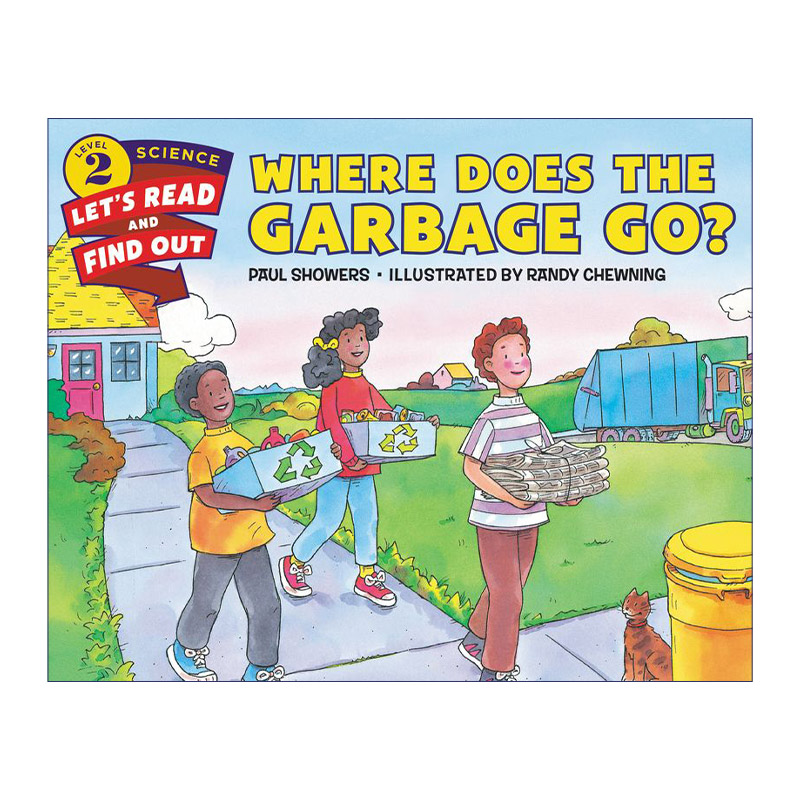 英文原版绘本 Where Does the Garbage Go 自然科学启蒙阅读与发现2级 垃圾回收处理 英文版 进口英语原版书籍