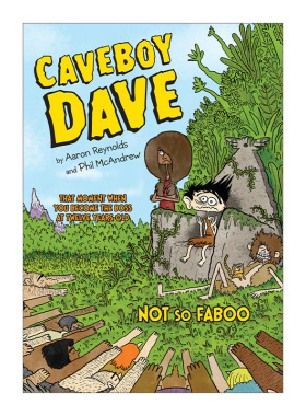 英文原版 Caveboy Dave 02 Not So Faboo 洞穴男孩戴夫系列2 不那么夸张 儿童幽默恐龙主题漫画 Aaron Reynolds 进口英语原版书籍