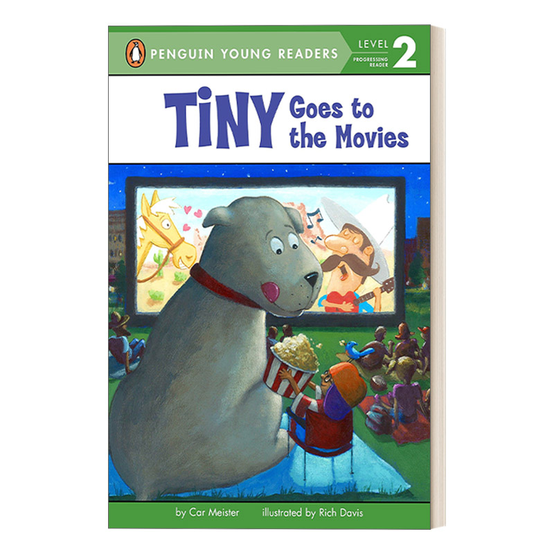 泰尼去看电影 英文原版 Tiny Goes to the Movies - Penguin Young Readers Level 2 企鹅青少分级阅读2级 英文版 进口英语书籍