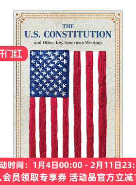 英文原版 The U.S.Constitution and Other Key American Writings 美国宪法及其他重要著作 软精装皮质封面词云经典 进口英语书籍