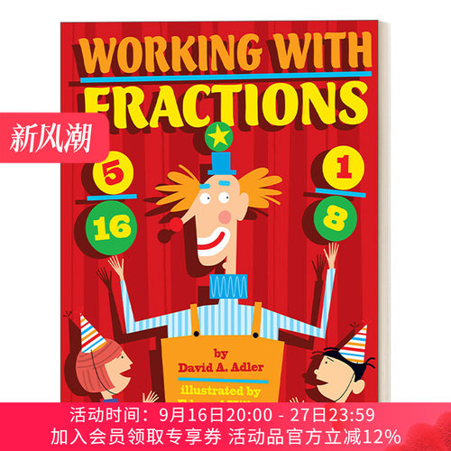 使用分数 英文原版 Working with Fractions 6-9岁儿童数学启蒙学习绘本 Edward Miller 英文版 进口英语原版书籍