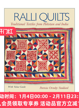 英文原版 Ralli Quilts 拉利被子 来自巴基斯坦和印度的传统纺织品 全彩艺术图册 Patricia Ormsby Stoddard 进口英语原版书籍