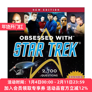 英文原版 Obsessed With Star Trek 星际迷航 骨灰粉丝趣味问答书 2500道问题与答案 英文版 进口英语原版书籍