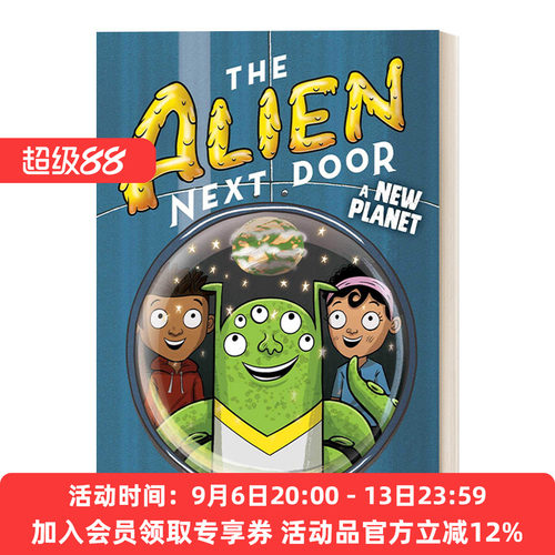 英文原版 The Alien Next Door 8 A New Planet 隔壁的外星人8 英文版 进口英语原版书籍
