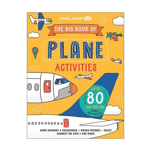 英文原版 Lonely Planet The Big Book of Plane Activities 飞机主题活动大书 孤独星球 英文版 进口英语原版书籍