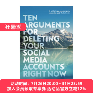 英文原版 Ten Arguments For Deleting Your Social Media Accounts Right Now 十条立刻删除你的社交媒体账号的理由 进口英语书