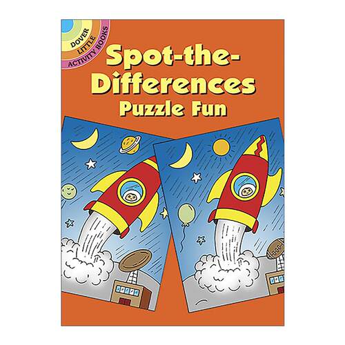 英文原版 Spot-the-Differences Puzzle Fun 找不同 趣味游戏活动书 儿童益智谜题 锻炼观察力 大家来找茬 英文版进口英语原版书籍