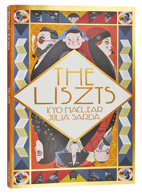 插画师 Julia Sarda 李斯特一家 英文原版书 The Liszts 进口英语趣味哲理故事绘本 英文版原版书籍