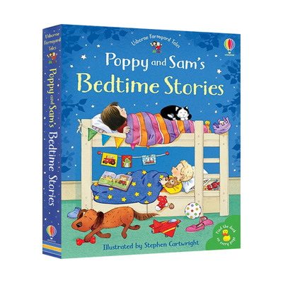 英文原版 Poppy and Sam's Bedtime Stories 波比和山姆的睡前故事 精装 尤斯伯恩 课外阅读图画故事书 英文版 进口英语原版书籍