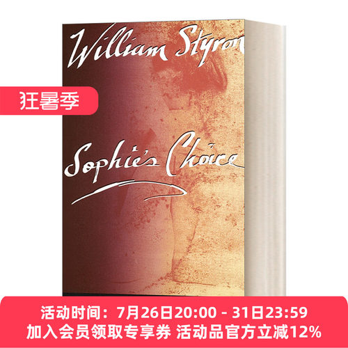 英文原版小说 Sophie's Choice A Novel Vintage International 苏菲的选择 普利策奖获得者William Styron威廉·斯泰伦 进口书籍