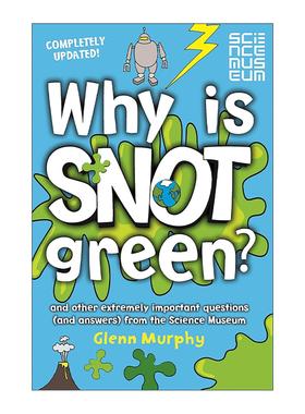 英文原版 为什么鼻涕是绿色的 Why is Snot Green 儿童科普百科读物 英文版 进口英语原版书籍