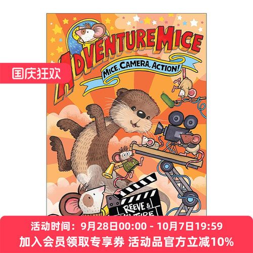 英文原版 Adventuremice Mice Camera Action 冒险老鼠佩德罗6 儿童插画故事书 英文版 进口英语原版书籍