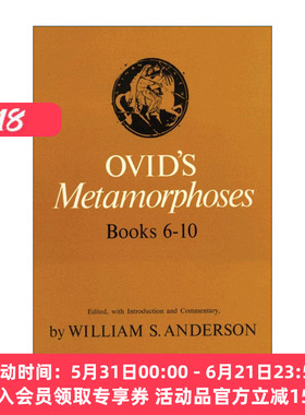 英文原版 Ovid's Metamorphoses 奥维德变形记6-10卷 英文评注本 William S. Anderson 英文版 进口英语原版书籍