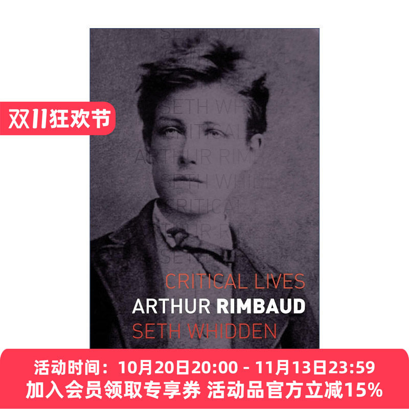 英文原版 Arthur Rimbaud 兰波传 法国象征派诗人 关键人物评传系列 英文版 进口英语原版书籍