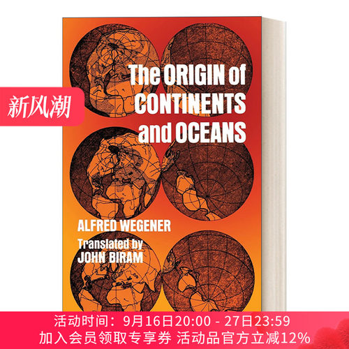 海陆的起源 英文原版 The Origin of Continents and Oceans 英文版 进口英语原版书籍