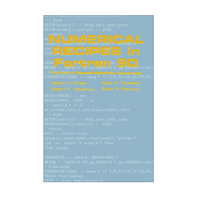 英文原版 Numerical Recipes in Fortran 90   Fortran 90数值分析 William H. Press 精装 英文版 进口英语原版书籍