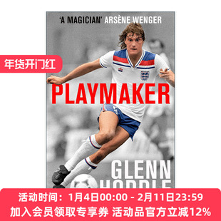 英文原版 Playmaker 英格兰传奇球星格伦·霍德尔自传 英文版 进口英语原版书籍